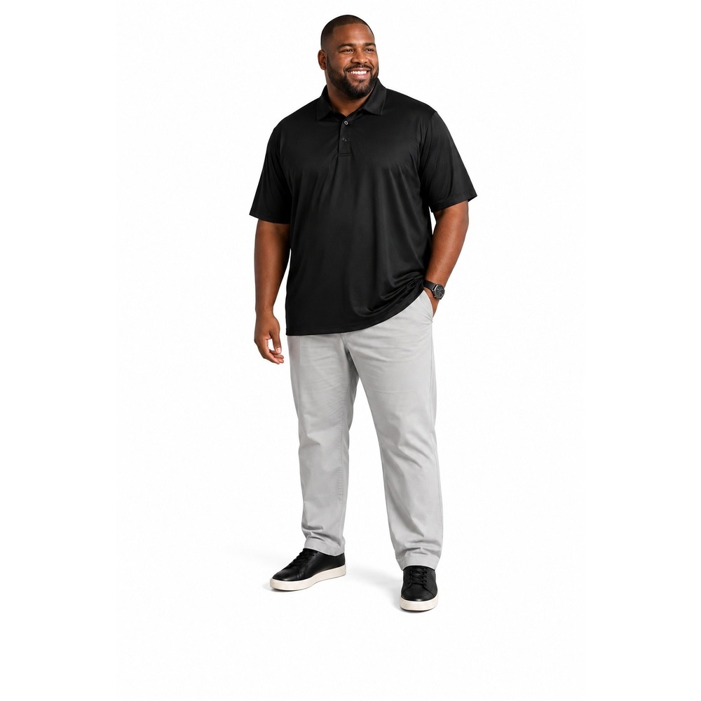 Men's Black Polo Shirt by Port Authority Silk Touch Size XXL New With Tags